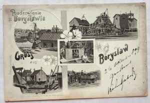 [BORYSLAW]. Greetings from Boryslaw / Gruss aus Boryslaw.