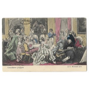 MONIUSZKO Jan Czesław - Czwartkowe przyjęcie. J. C. Moniuszko pinx.