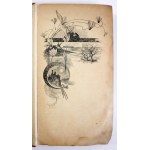 ALBUM secesyjny z 250 dawnymi pocztówkami, w tym 160 sprzed 1905.