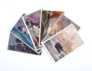 [Austro-Hungarian Fleet]. 6 postcards from the series 