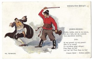 [JUDAIKA]. Merry Christmas! Jedrek-Sage: Jew, Jew, soon I will teach you,....