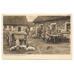 [I WOJNA]. Polnischer Wirtschaftshof.