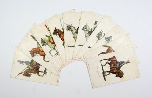 WOJSKO Polskie, Rozwadowski. 10 postcards of series I. Ca 1910.