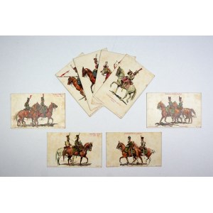 WOJSKO Polskie, Rozwadowski. 8 postcards of series IV. Ca 1910.