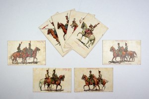 WOJSKO Polskie, Rozwadowski. 8 postcards of series IV. Ca 1910.