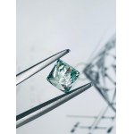 NATURAL POLISHED DIAMOND 0.8 FANCY VIVID GREEN - GEMMOLOGICAL CERTIFICATE* - SI1 - AIG - C30610-2