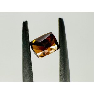 PRÍRODNÝ BRÚSENÝ DIAMANT 0.29 FANCY DEEP ORANGE BROWN - SI2 - C40603-11