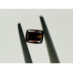 PRÍRODNÝ BRÚSENÝ DIAMANT 0.29 FANCY DEEP ORANGE BROWN - SI2 - C40603-11