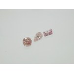 3 NATURAL POLISHED DIAMONDS 0.28 FANCY LIGHT PINK - SI - I2 - AM20705-32