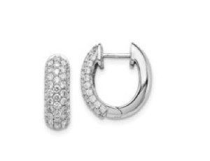 1.58 CT NATURAL DIAMOND EARRINGS IN GOLD - 840 NAT 18K