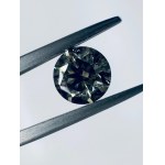1.28 NATURAL POLISHED DIAMOND NATURAL FANCY GREY YELLOW GREEN -SI1 - GEMOLOGICAL CERTIFICATE - C31217-3