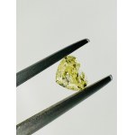 NATURAL POLISHED DIAMOND 0.38 FANCY YELLOW - I1 - C40603 - 14