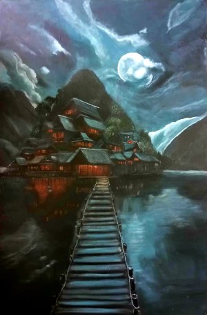 Anna Stawarz, Night Harbor, 2025