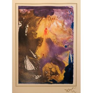 Salvador Dali, Exodus 32; 7-8 z Teki 40 Paintings of the Biblie