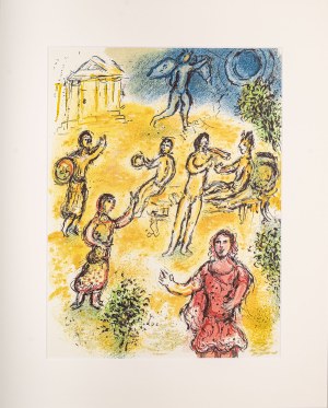 Marc Chagall, Feast at Menelaus, M761, 1989