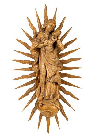 artist not identified, Madonna clothed with the sun according to the Apocalypse of St. John, 20th century.