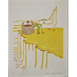Antoine de Saint-Exupéry (1900 - 1944) Mały Książę - kompletna kolekcja 20 ilustracji, 2023 (1943)