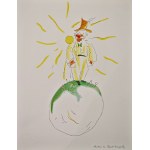 Antoine de Saint-Exupéry (1900 - 1944) Mały Książę - kompletna kolekcja 20 ilustracji, 2023 (1943)