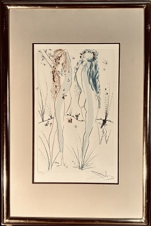 Salvador Dalí (1904-1989), Le Retour de la Sulamite ( Turn around Sulamite) from the Song of Songs of Solomon 1971 series.