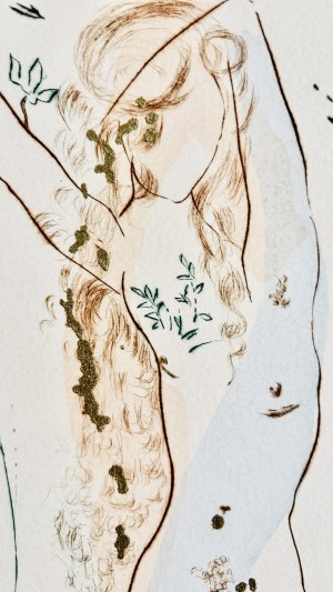 Salvador Dalí (1904-1989), Le Retour de la Sulamite ( Turn around Sulamite) from the Song of Songs of Solomon 1971 series.