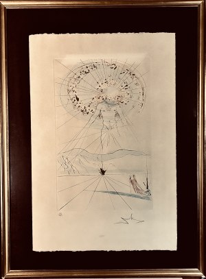 Salvador Dalí (1904-1989 The voice of my beloved.... (The voice of my beloved) from the series Song of Songs of Solomon 1971