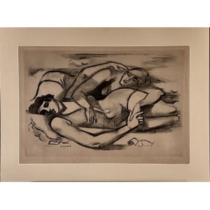 André LHOTE (1885-1962), Przyjaciółki na plaży, 1960