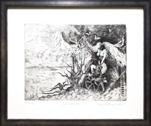 Maria Serafinowicz-Molska (b. 1946), Mgła, which hears silence, 1973
