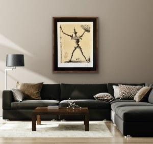 Salvador DALI (1904-1989), Don Quixote, 1964.