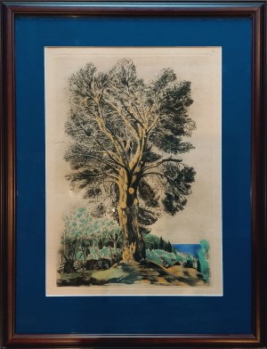 Moses KISLING (1891-1953), Tree on the Cote Azur, 1954