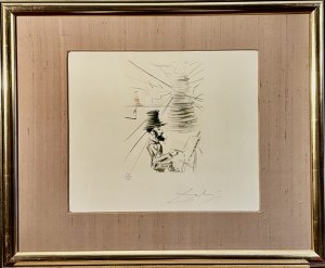Salvador DALI (1904-1989), Toulouse - Lautrec at work, 1968
