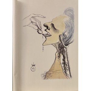 Salvador DALI (1904-1989) Little bird on tongue (Mały ptaszek na języku), 1980