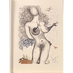 Salvador DALI (1904-1989) Woman with snail breast (Kobieta z piersiami ślimaka, 1980