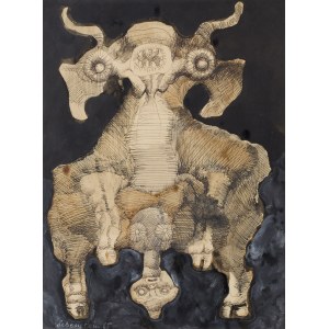 Jan Lebenstein (1930 Brest Litovsk - 1999 Krakau), Doppelfigur, 1965