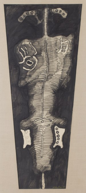Jan Lebenstein (1930 Brześć Litewski - 1999 Kraków), Figura trapezoidalna (