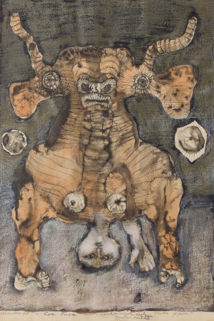 Jan Lebenstein (1930 Brest Litovsk - 1999 Krakow), Double figure, 1966