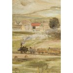 Tadeusz Makowski (1882 Oświęcim - 1932 Paris), Landscape from Normandy (Paysage normand), circa 1926