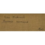 Tadeusz Makowski (1882 Oświęcim - 1932 Paris), Landscape from Normandy (Paysage normand), circa 1926