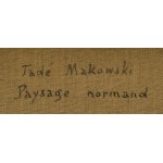 Tadeusz Makowski (1882 Oświęcim - 1932 Paris), Landscape from Normandy (Paysage normand), circa 1926