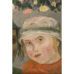 Tadeusz Makowski (1882 Oświęcim - 1932 Paryż), Dzieci z girlandą kwiatów, 1922