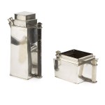 Louis W. Rice (1872 - 1933), Shaker and sugar bowl "Skyscraper"