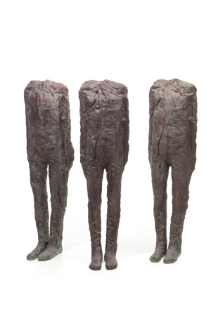 Magdalena Abakanowicz (1930 Falenty near Warsaw - 2017 Warsaw), Group of Children's Figures, 2008