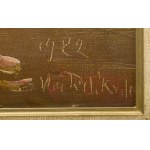 Włodzimierz Terlikowski (1873 Poraj near Łódź - 1951 Paris), "Still Life on a Golden Background," 1921-22