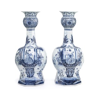 A pair of vases