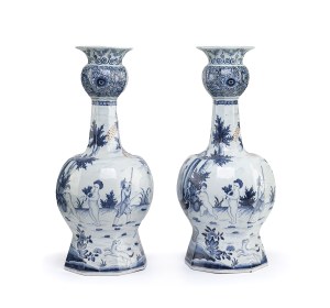 A pair of vases