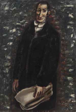 Zygmunt Józef Menkes (1896 Lviv - 1986 Riverdale, USA), Portrait of a man (
