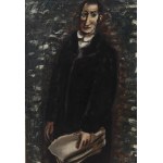 Zygmunt Józef Menkes (1896 Lwów - 1986 Riverdale, USA), Portret mężczyzny (Lewita), 1927