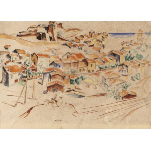 Maria Melania Mutermilch \ Mela Muter (1876 Warszawa - 1967 Paryż), Collioure (recto) / Sekwana w Paryżu (verso)