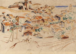 Maria Melania Mutermilch \ Mela Muter (1876 Warszawa - 1967 Paryż), Collioure (recto) / Sekwana w Paryżu (verso)