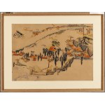 Maria Melania Mutermilch \ Mela Muter (1876 Warszawa - 1967 Paryż), Sekwana w Paryżu z Pont Marie w tle (recto) / Pejzaż prowansalski z Villeneuve-lès-Avignon
