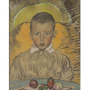 Stanisław Ignacy Witkiewicz \ Witkacy (1885 Warszawa - 1939 Jeziory na Polesiu), Portret Kazimierza Burnata, 1925